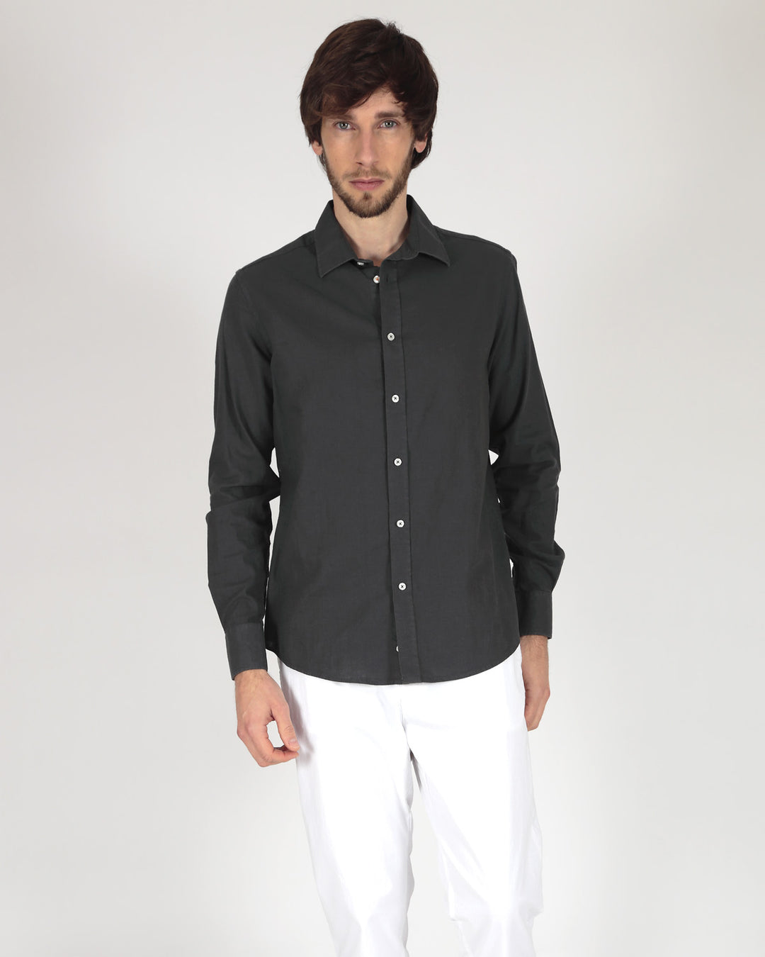 Camisa Mix Charcoal