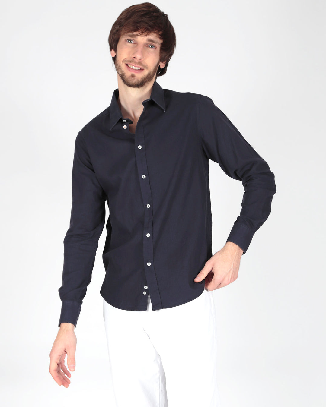 Camisa Mix Navy