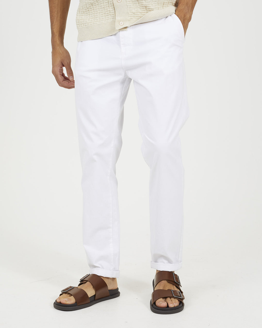 Pantalón Taper White