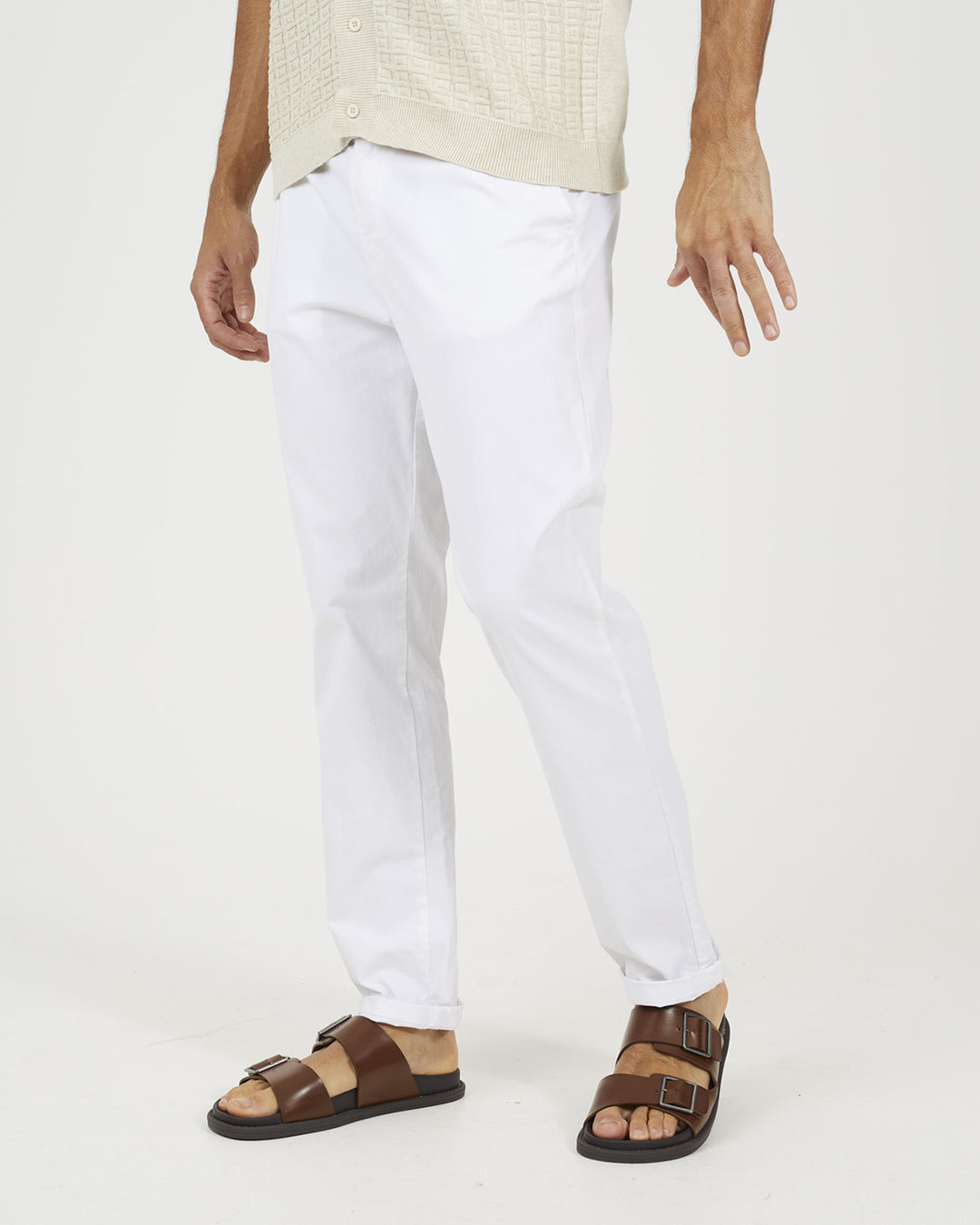 Pantalón Taper White