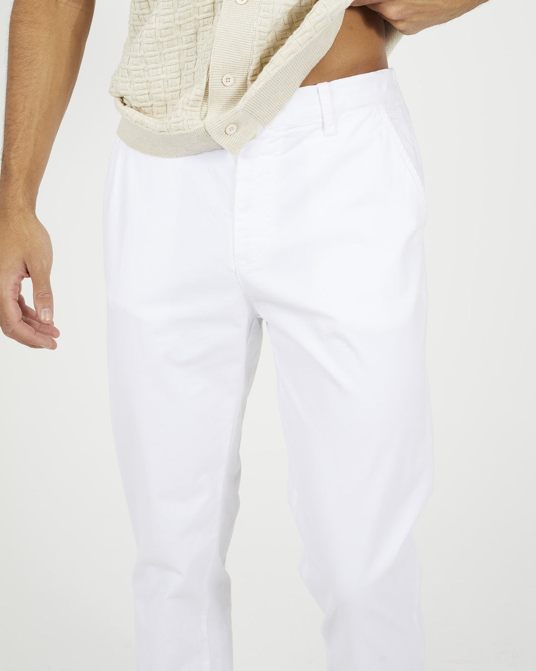 Pantalón Taper White