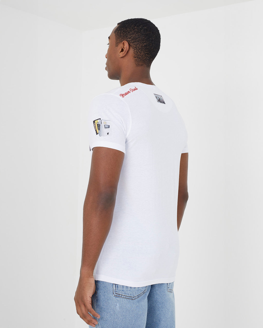 Camiseta Cassette White