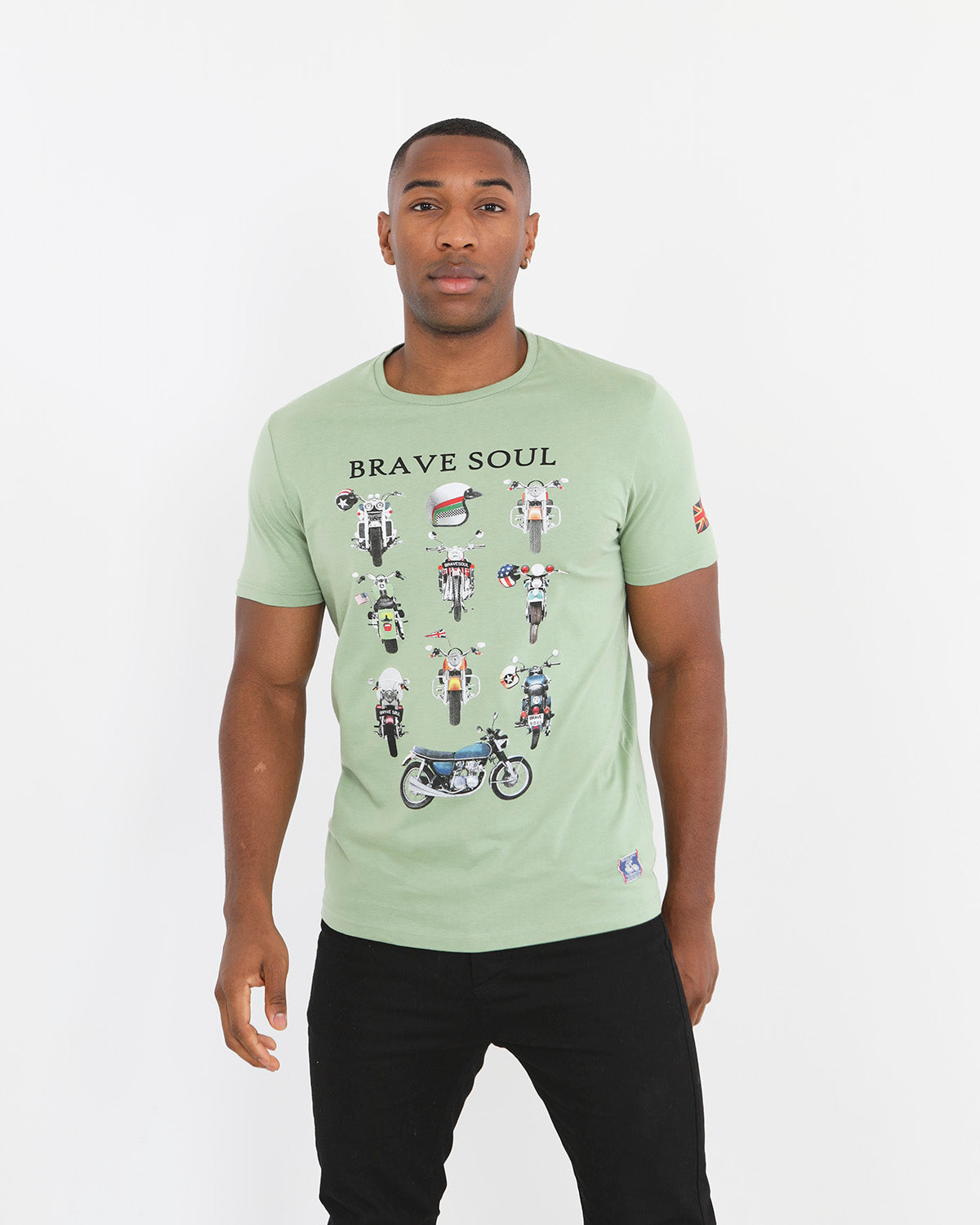 Brave soul camisetas hombre sale